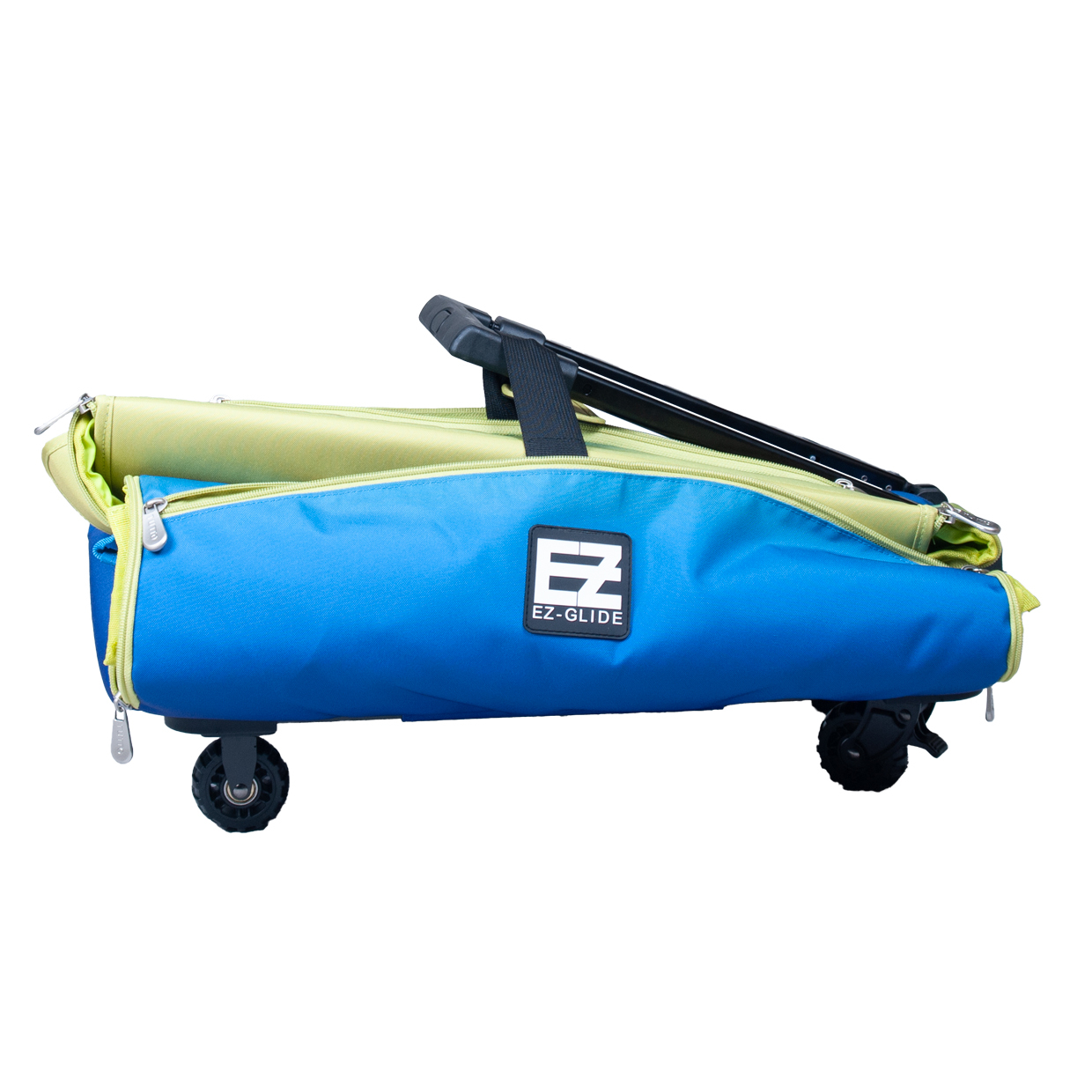 21" EZ-Glide Trolley Blue/Lime Green
